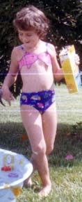 my favoritest bathing suit ever! 1987