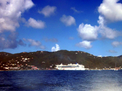 the pearl in the tortola harbor