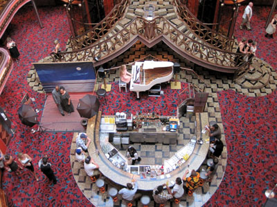 the main lobby/atrium